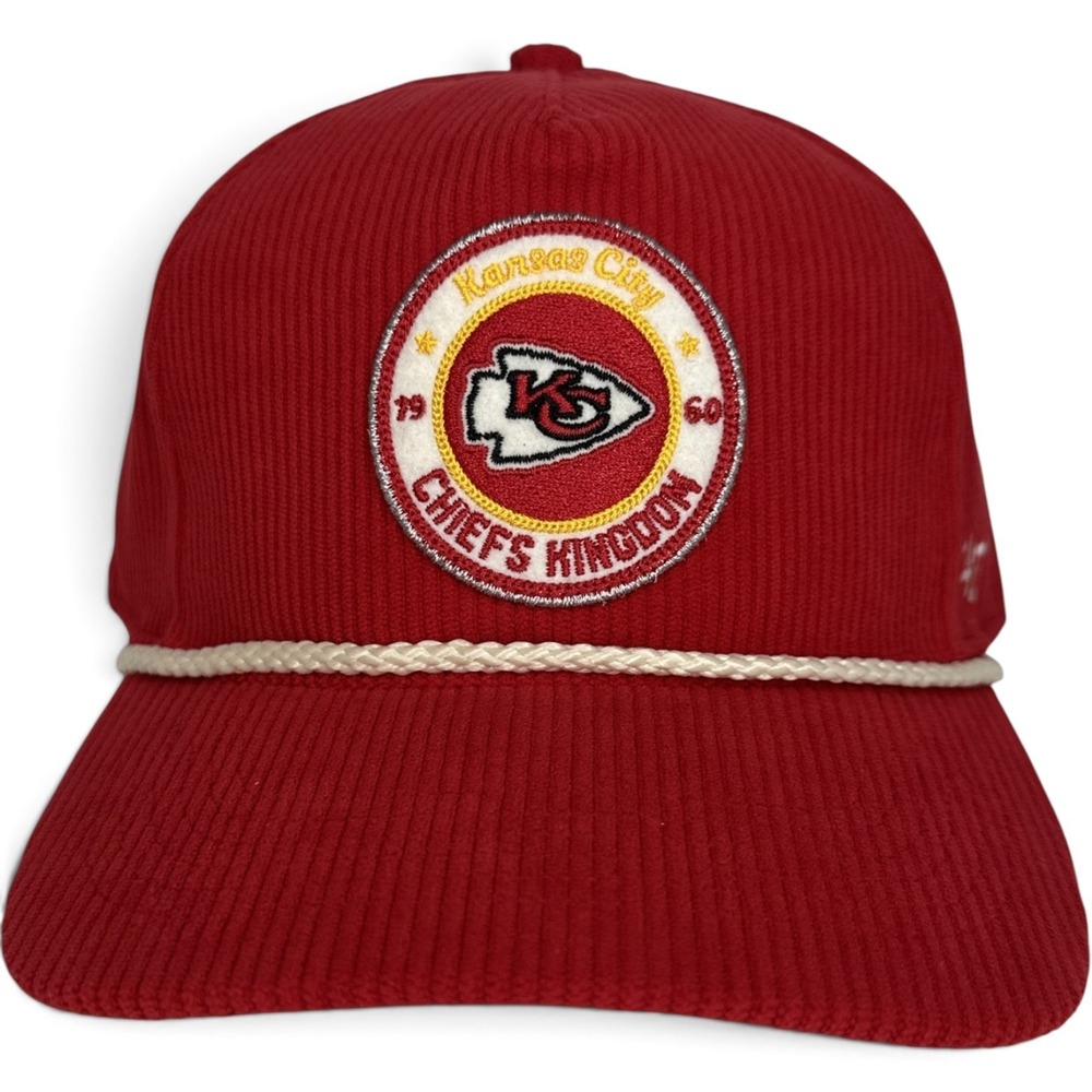 Kansas City Chiefs Corduroy Rope Hat - Stoney Clover Lane - '47 Brand SnapBack